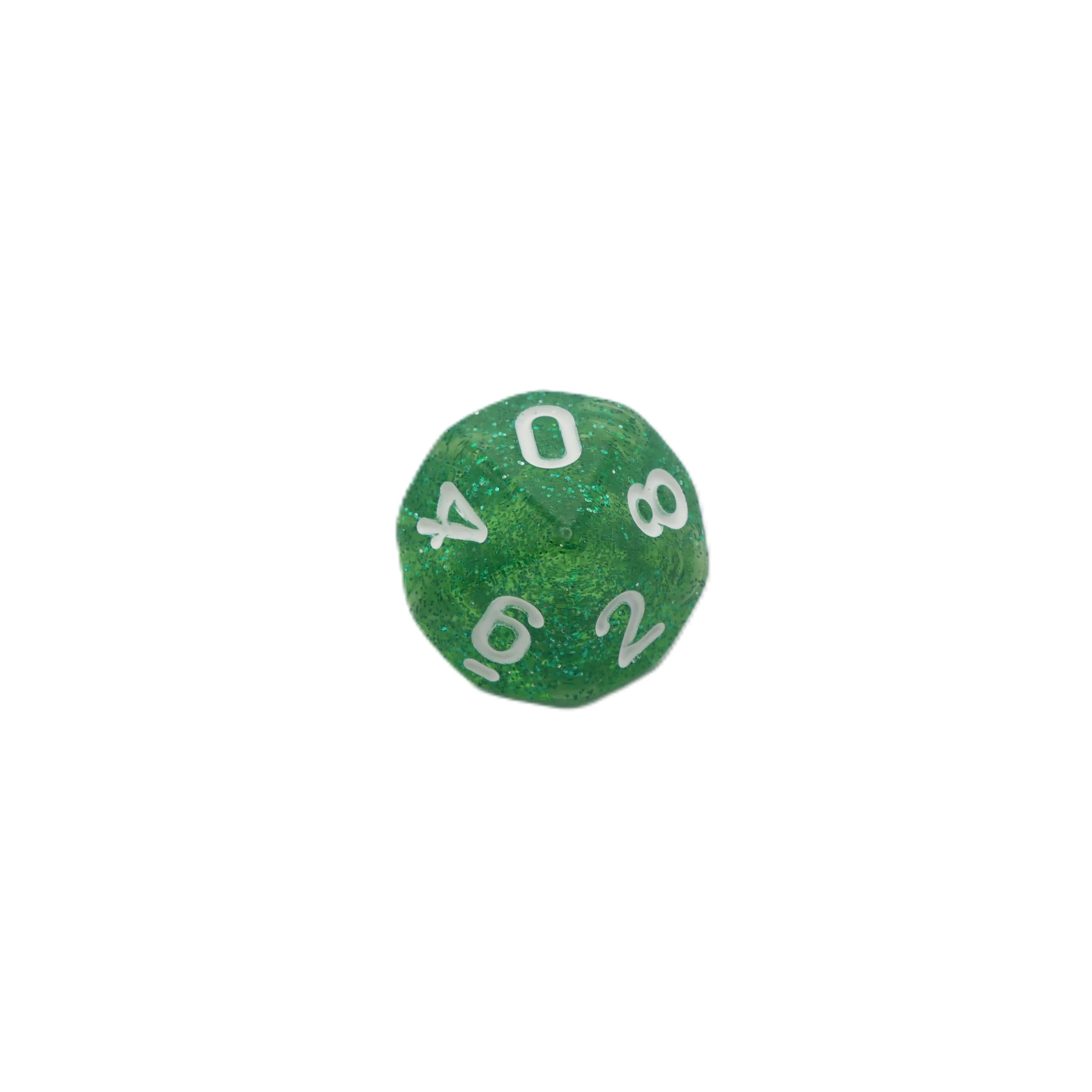 Spearmint Drop - 7 Piece DnD Dice Set | Acrylic RPG Gaming Dice - Image 7