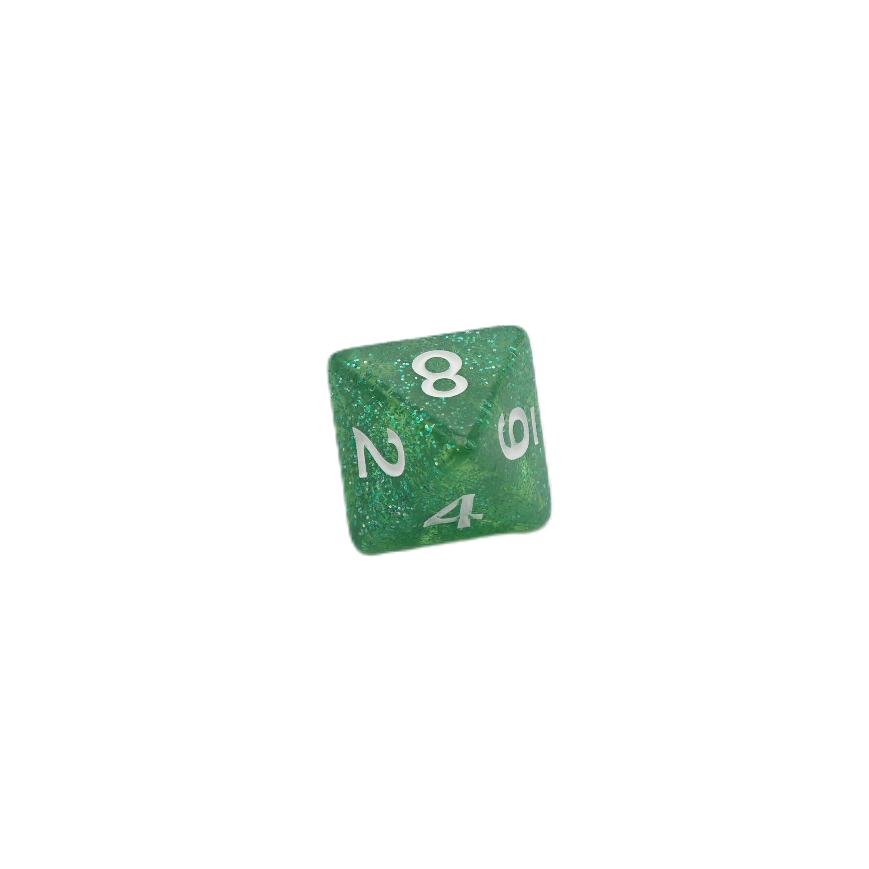 Spearmint Drop - 7 Piece DnD Dice Set | Acrylic RPG Gaming Dice - Image 8