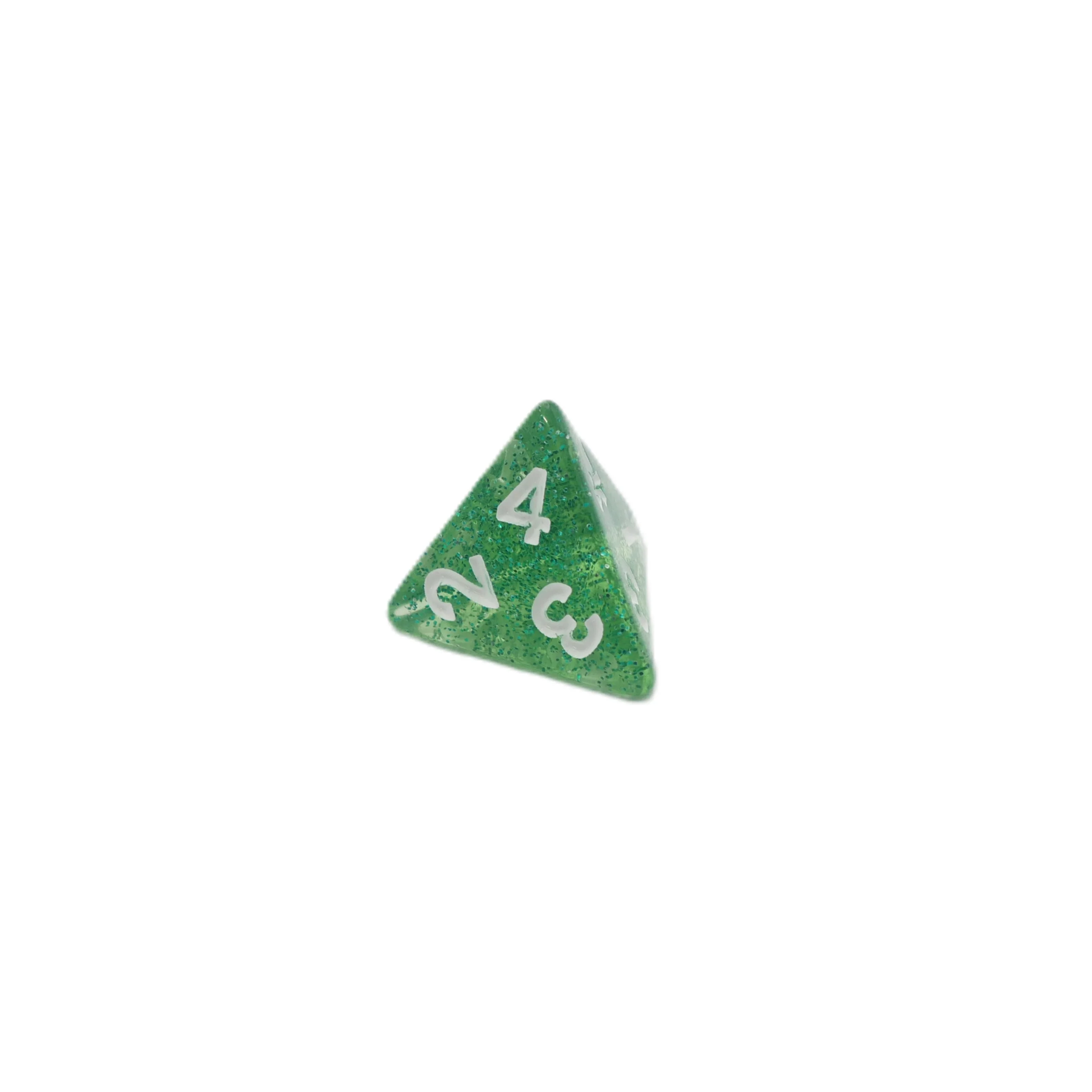 Spearmint Drop - 7 Piece DnD Dice Set | Acrylic RPG Gaming Dice - Image 9