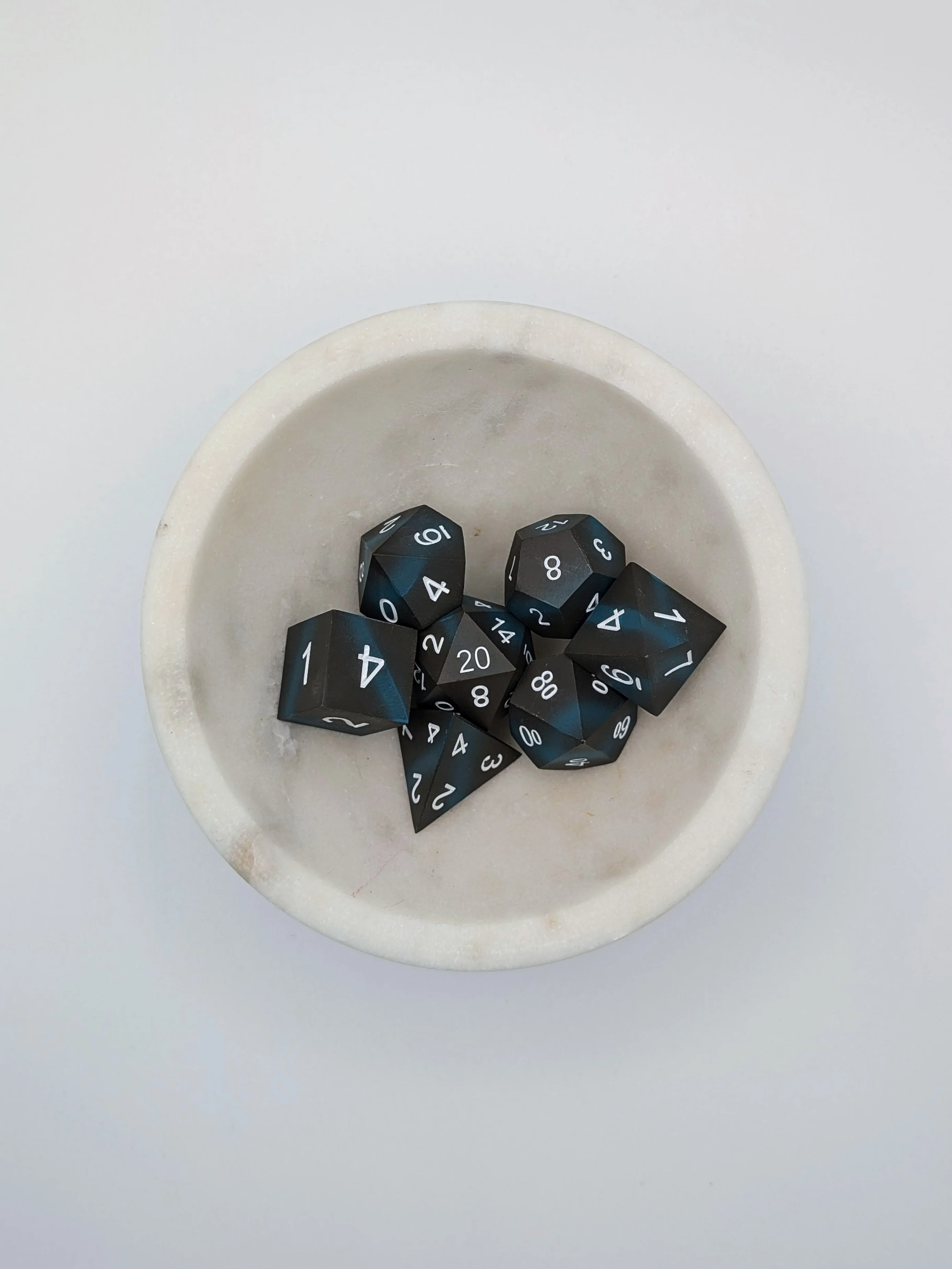 Stormforged - 7 Piece DnD Dice Set | Metal RPG Gaming Dice - Image 3