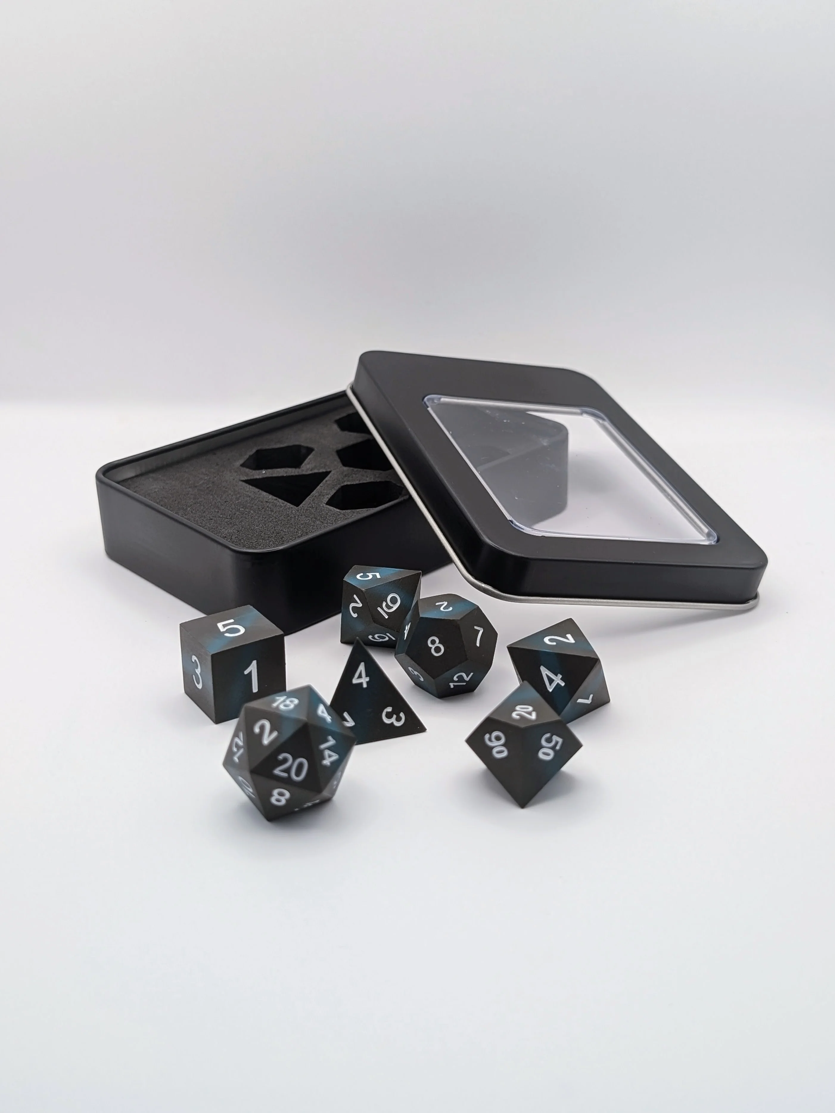 Stormforged - 7 Piece DnD Dice Set | Metal RPG Gaming Dice - Image 4