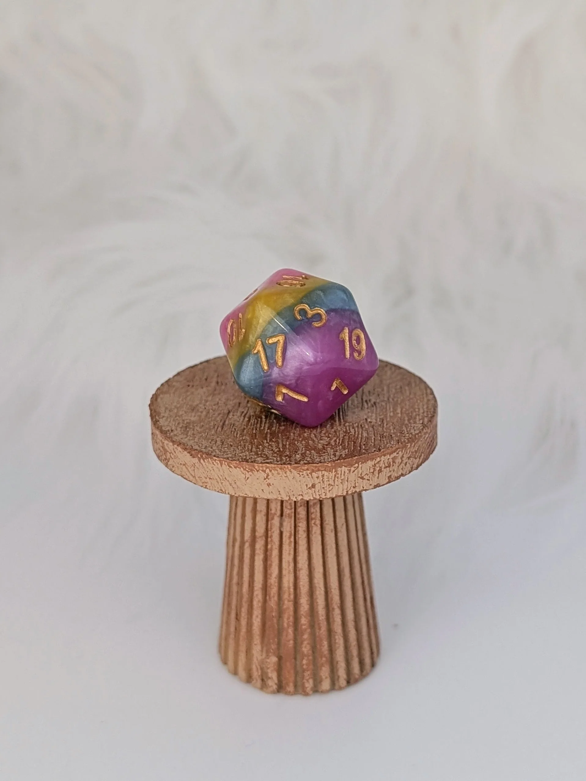 The Candy Court - 4 Piece D20 Dice Set | Acrylic RPG Gaming Dice - Image 3