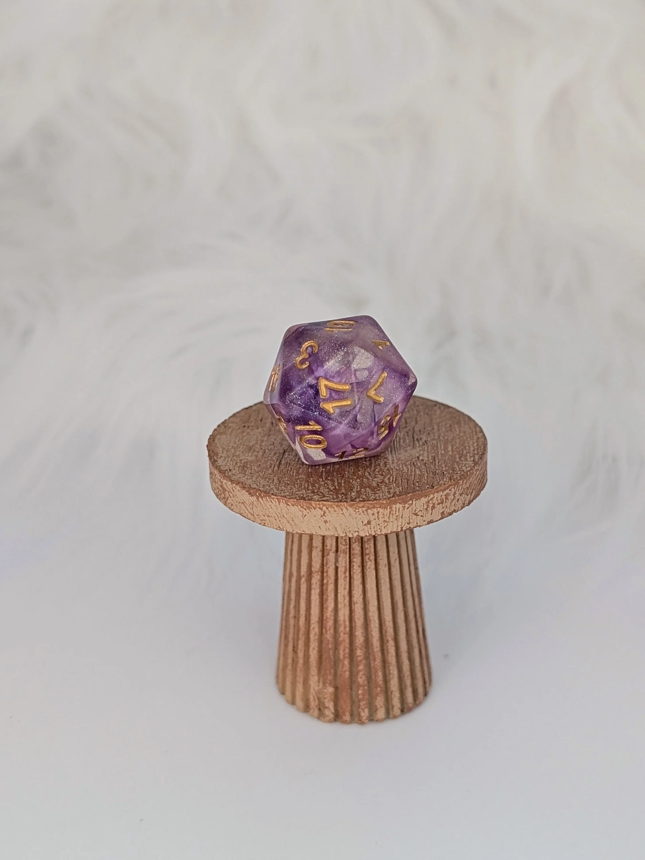 The Candy Court - 4 Piece D20 Dice Set | Acrylic RPG Gaming Dice - Image 4
