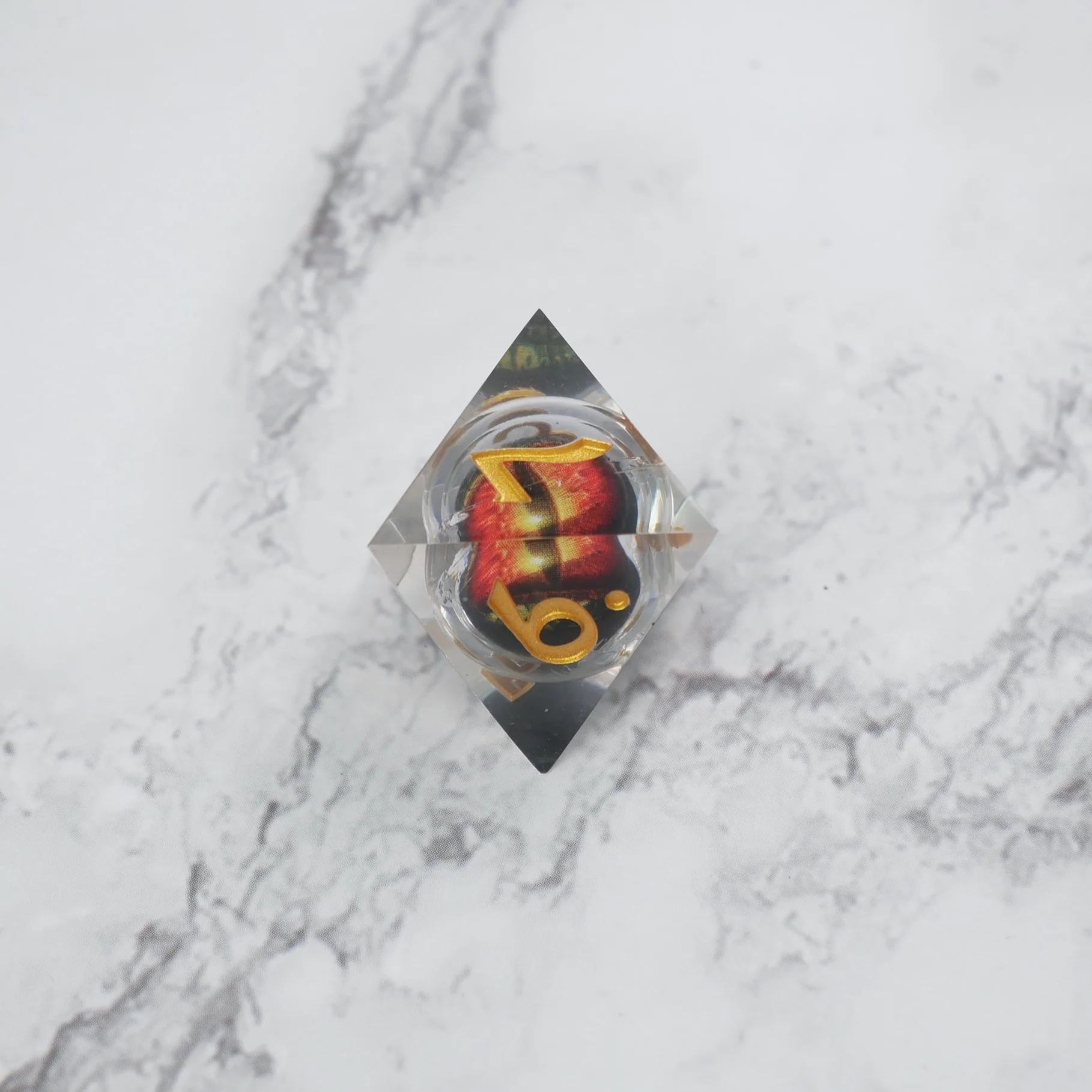 Xanathar's Eye |  7 Piece Moving Eye DnD Dice Set | Acrylic RPG Gaming Dice - Image 8