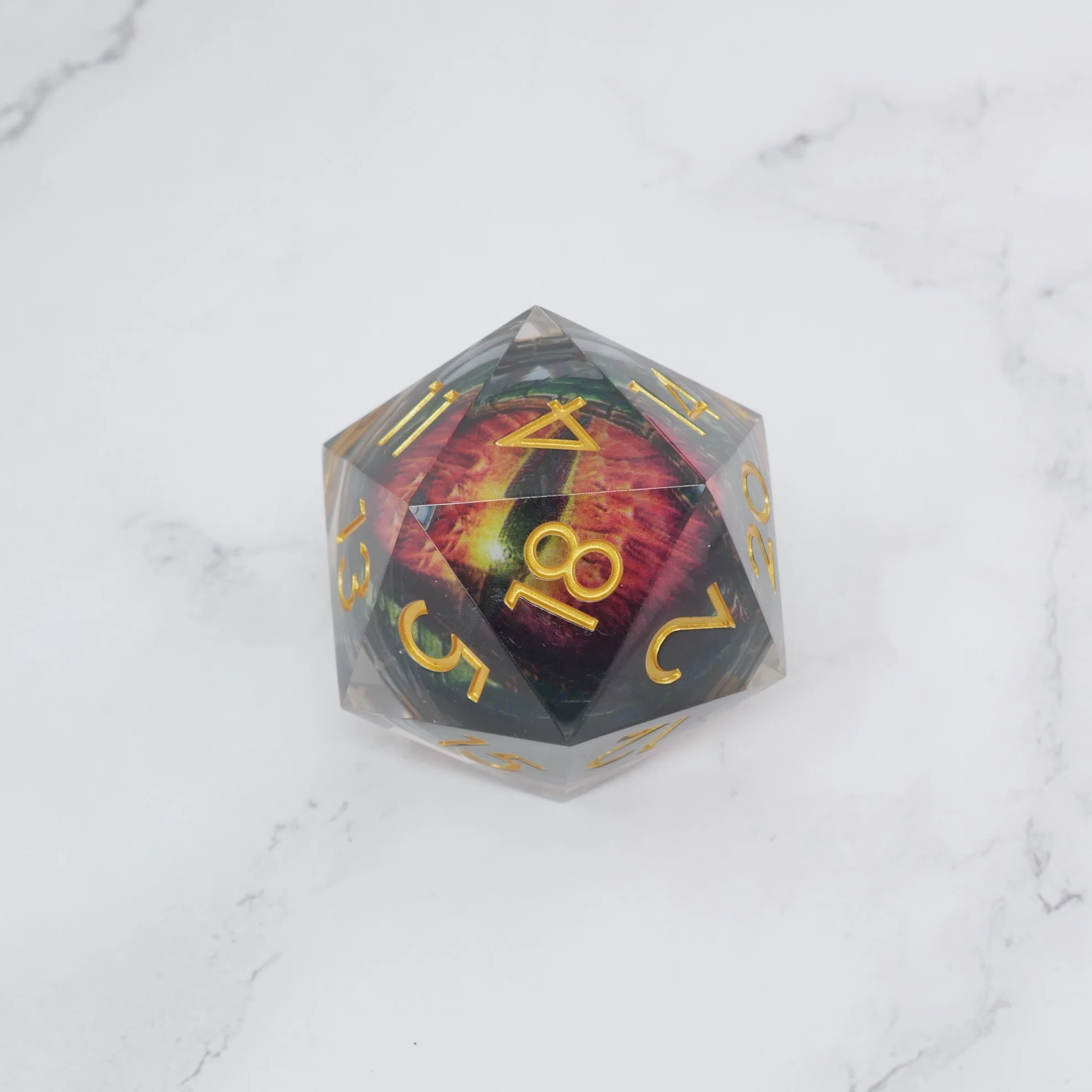 Xanathar's Eye | Giant D20 Moving Eye DnD Dice | Acrylic RPG Gaming Dice - Image 3