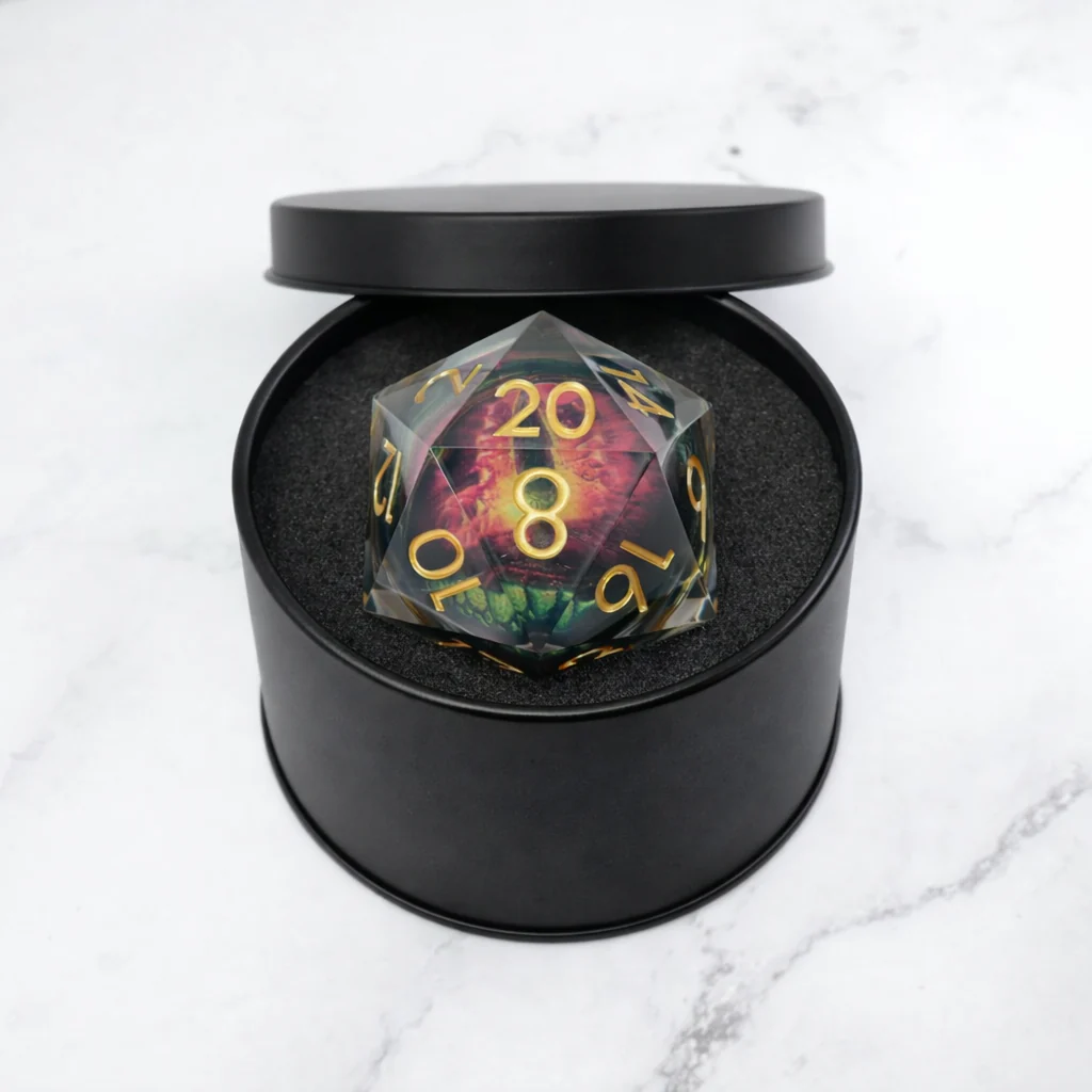 Xanathar's Eye | Giant D20 Moving Eye DnD Dice | Acrylic RPG Gaming Dice - Image 7